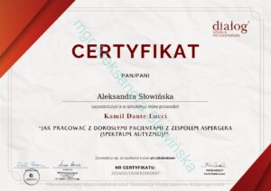 21 dorosły pacjent z z aspergera